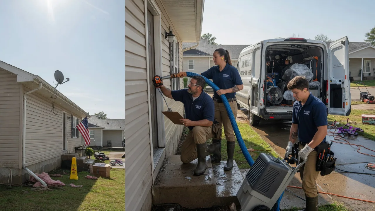 Ceiling Water Damage Restoration in Livermore, ME near me